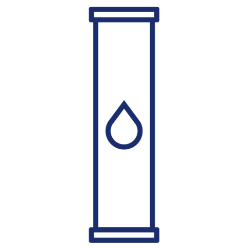 Hydropure Cartuccia Filtrante XM Standard 23 Cm +5% EMX - Filtro Acqua Con Carbone Attivo E Ceramica EM Per Rimuovere Cloro, Pesticidi E Metalli