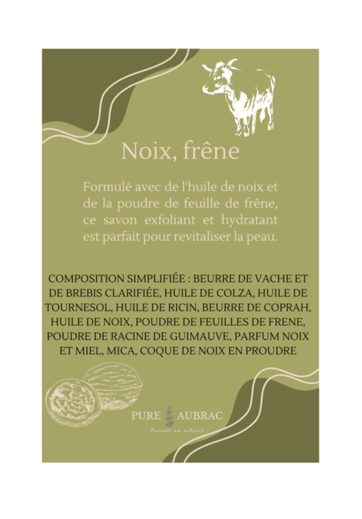 compo savon noix frene pure aubrac